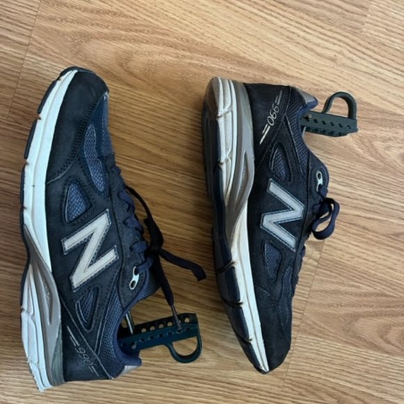 New Balance 990v4 Made in USA Size 7M Navy - Picture 2 of 9